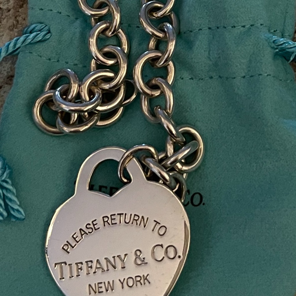 Tiffany & Co. Silver XL Heart Bracelet